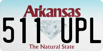 AR license plate 511UPL