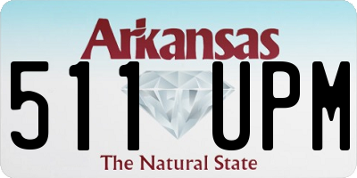 AR license plate 511UPM