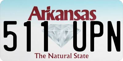 AR license plate 511UPN