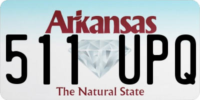 AR license plate 511UPQ
