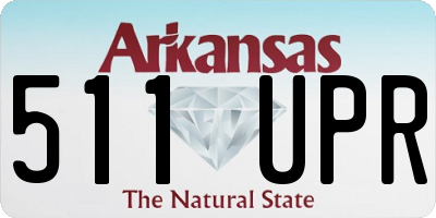 AR license plate 511UPR