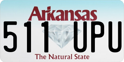 AR license plate 511UPU