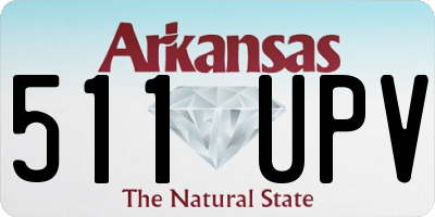 AR license plate 511UPV