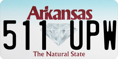 AR license plate 511UPW