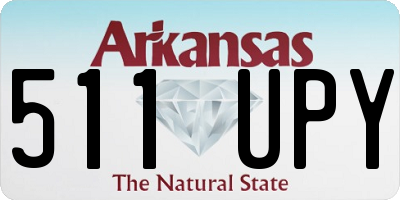 AR license plate 511UPY