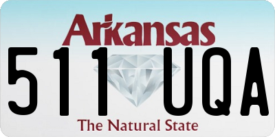 AR license plate 511UQA
