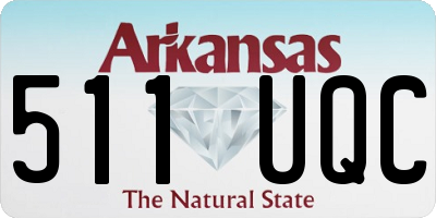AR license plate 511UQC