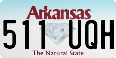 AR license plate 511UQH