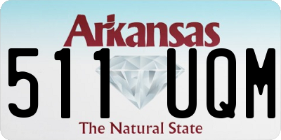 AR license plate 511UQM
