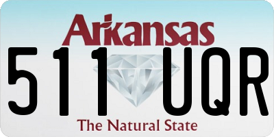 AR license plate 511UQR