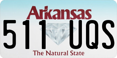 AR license plate 511UQS