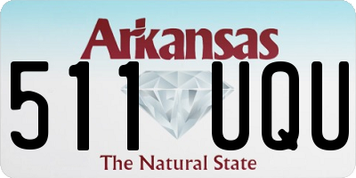 AR license plate 511UQU
