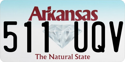 AR license plate 511UQV