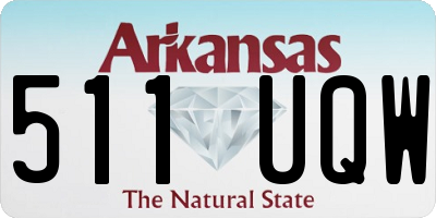 AR license plate 511UQW