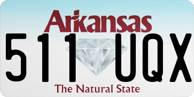AR license plate 511UQX