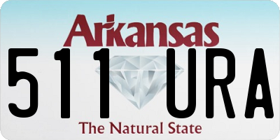 AR license plate 511URA