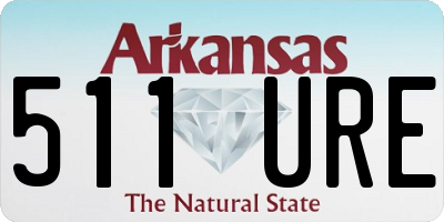 AR license plate 511URE