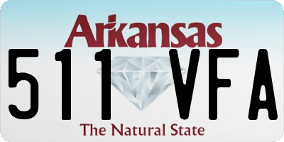 AR license plate 511VFA