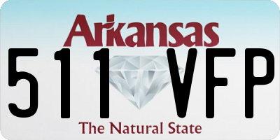 AR license plate 511VFP