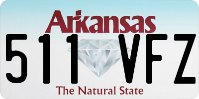 AR license plate 511VFZ