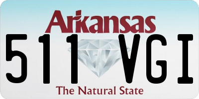 AR license plate 511VGI