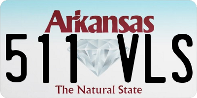 AR license plate 511VLS