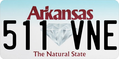 AR license plate 511VNE