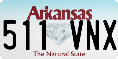 AR license plate 511VNX