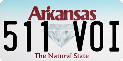 AR license plate 511VOI