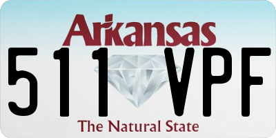 AR license plate 511VPF