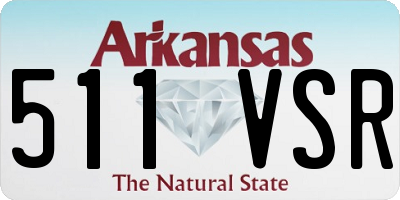 AR license plate 511VSR
