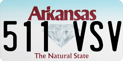 AR license plate 511VSV