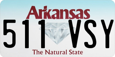 AR license plate 511VSY