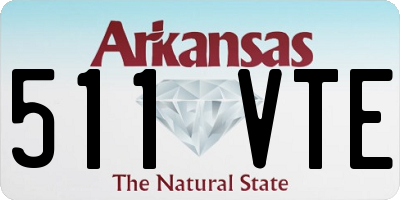 AR license plate 511VTE