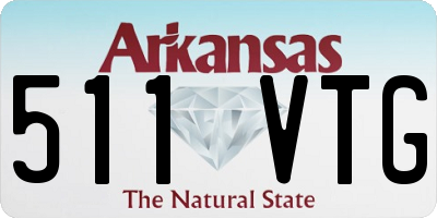 AR license plate 511VTG