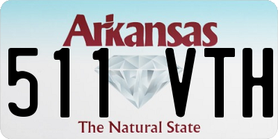 AR license plate 511VTH