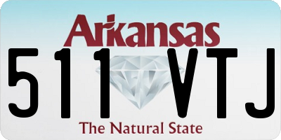 AR license plate 511VTJ