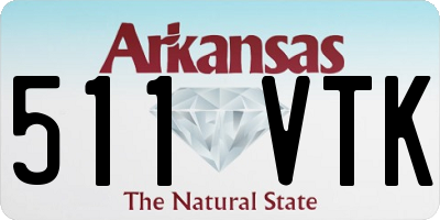 AR license plate 511VTK