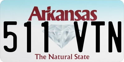 AR license plate 511VTN