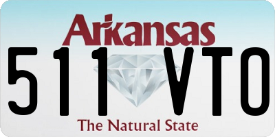 AR license plate 511VTO