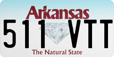 AR license plate 511VTT