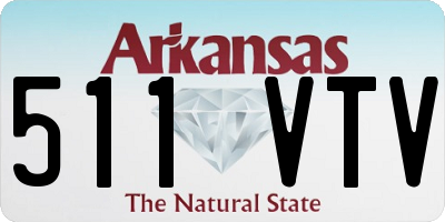 AR license plate 511VTV