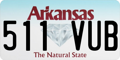 AR license plate 511VUB