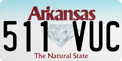 AR license plate 511VUC
