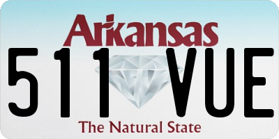 AR license plate 511VUE