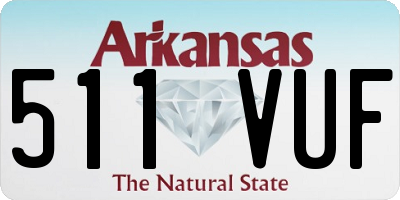 AR license plate 511VUF