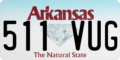 AR license plate 511VUG
