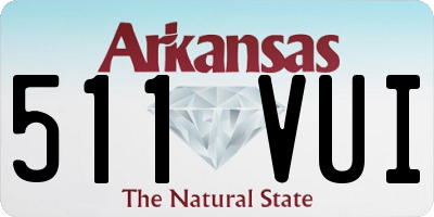 AR license plate 511VUI