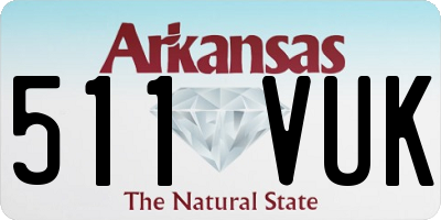 AR license plate 511VUK