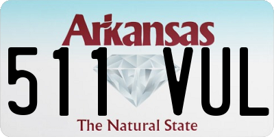 AR license plate 511VUL